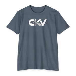 ckv logo graphic t‑shirt — nextlevel t shirt
