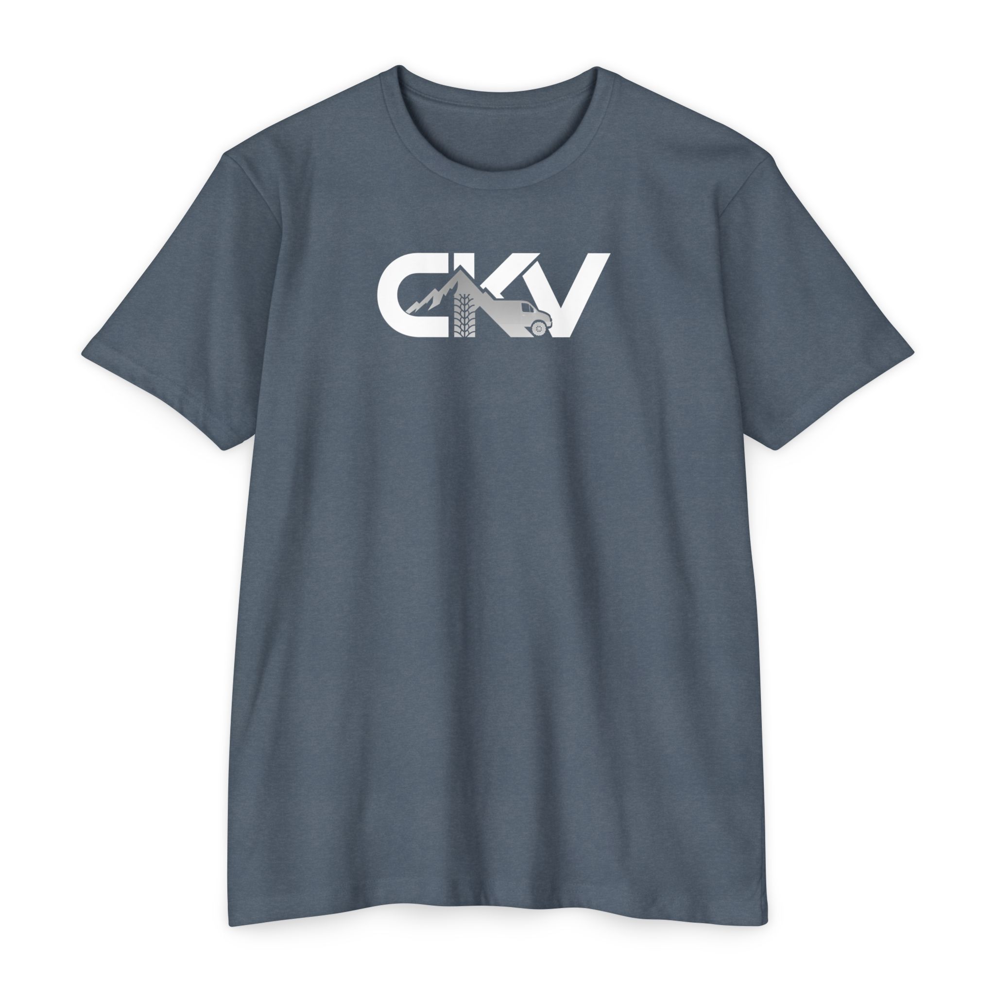 ckv logo graphic t‑shirt — nextlevel t shirt